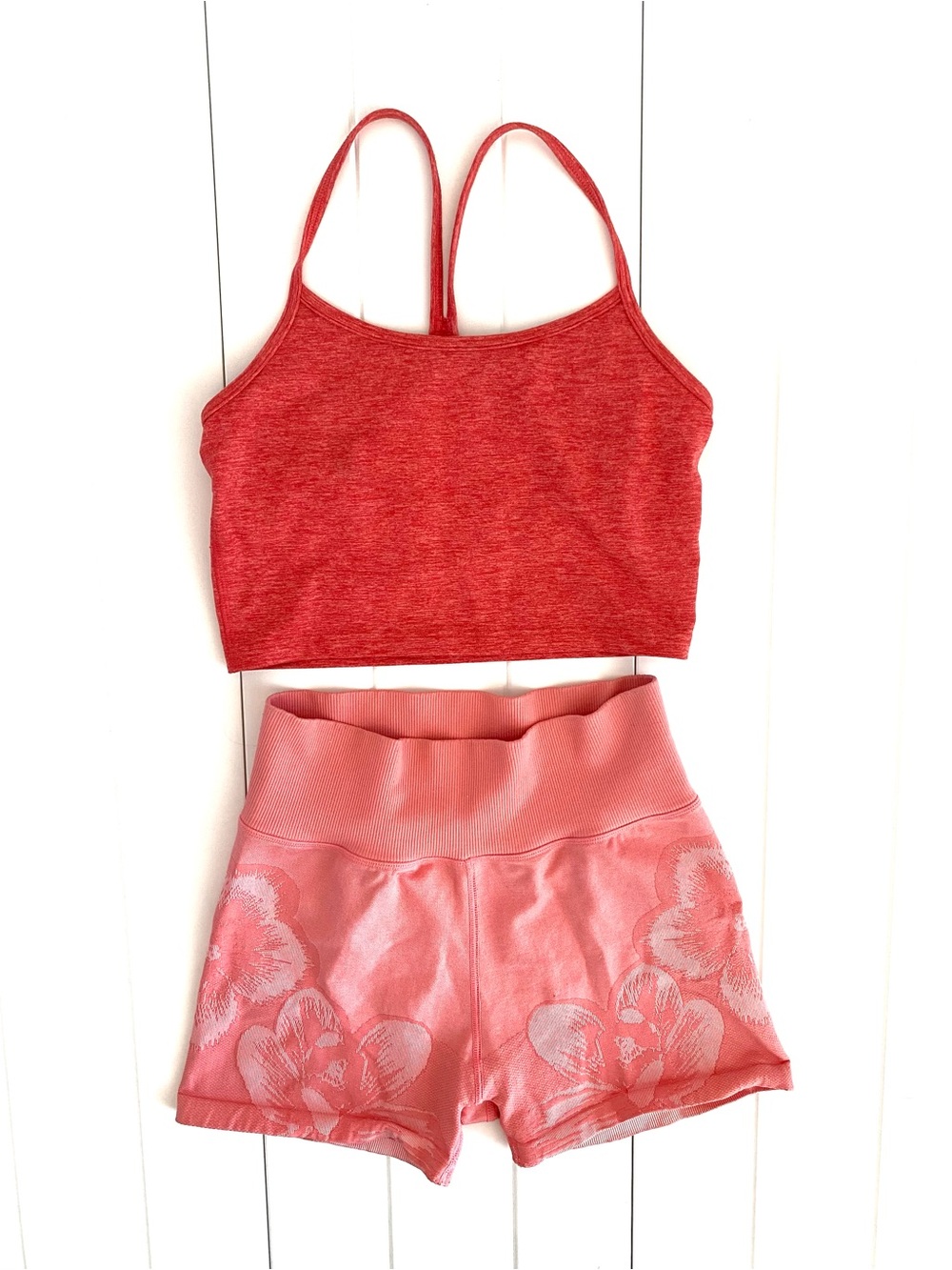 Aerie OFFLINE The Hugger Racerback Sports Bra Shorts